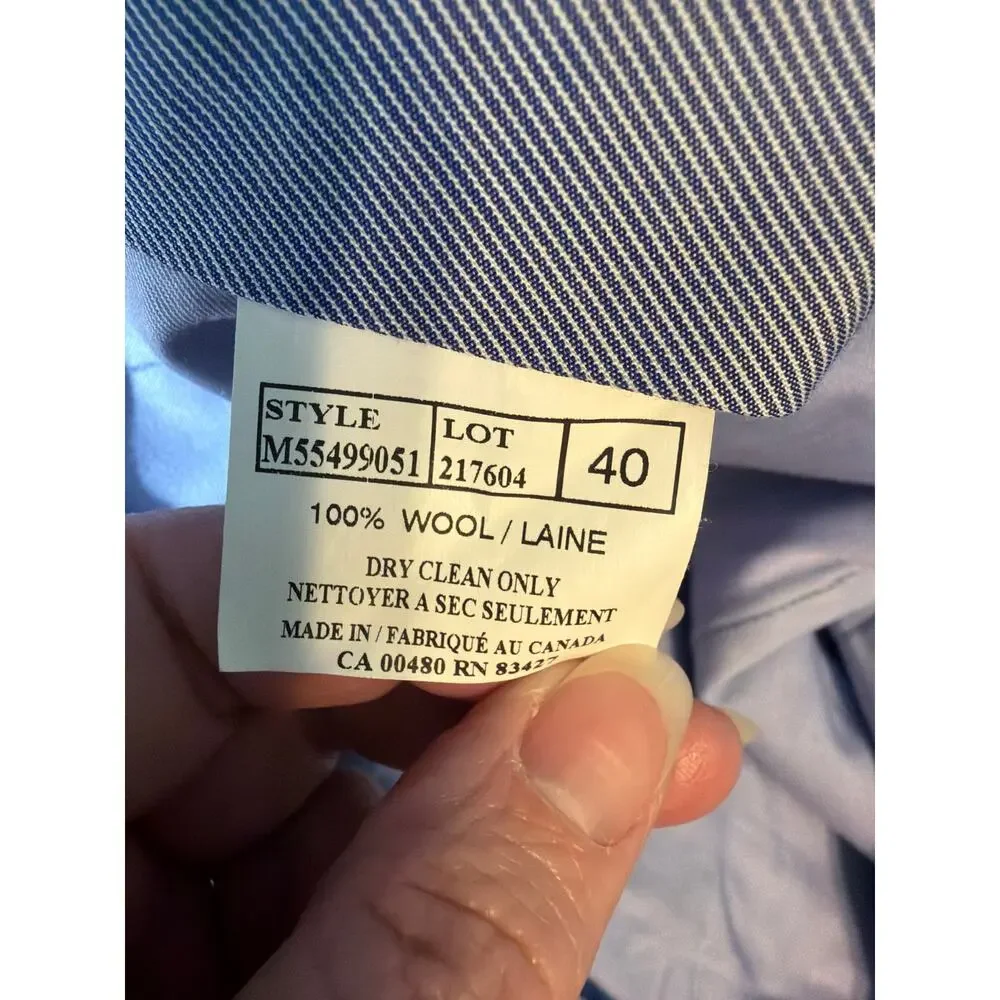 Men’s Sz 40 Ballin wool dress pants